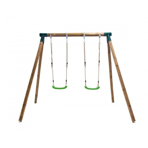 Kibo Double Wooden Swing