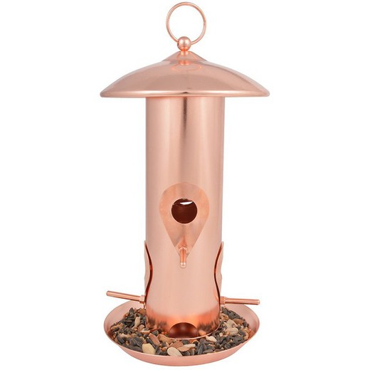 Copperplated  seed feeder