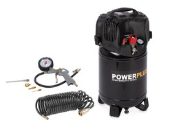 Compressore 1100W 24L+7Pcs Oil Free 1.5Hp PowerPlus Varo