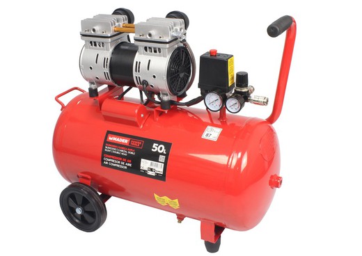 Air Compressor, Monobloc, 50L, 2HP, Double Head - MADER® | Power Tools