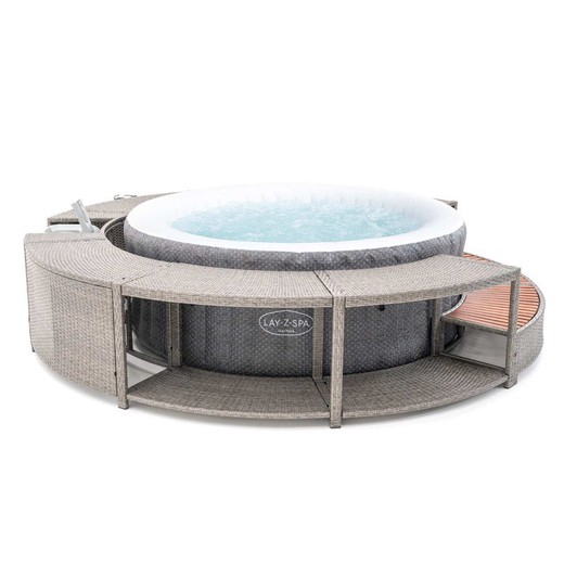 Lay-Z-SPA havana Airjet whirlpool SPA set + 180 full surround covering