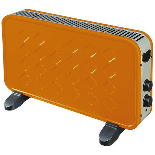 Convecteur électrique Puissance 1000/2000 W Orange - KT0595