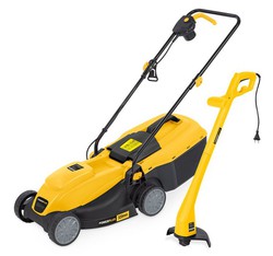 Lawnmower 1300W 320mm. + 250W PowerPlus Varo trimmer