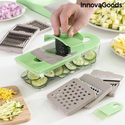 Affettaverdure, Grattugia e Mandolina con Ricette e Accessori 7 in 1 Choppie  Expert — Brycus