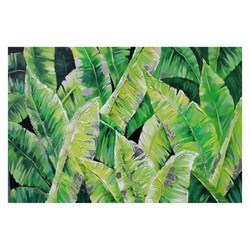 Quadro Astratto Kuatéh Piante Tropicali 120x80 cm Olio su Tela