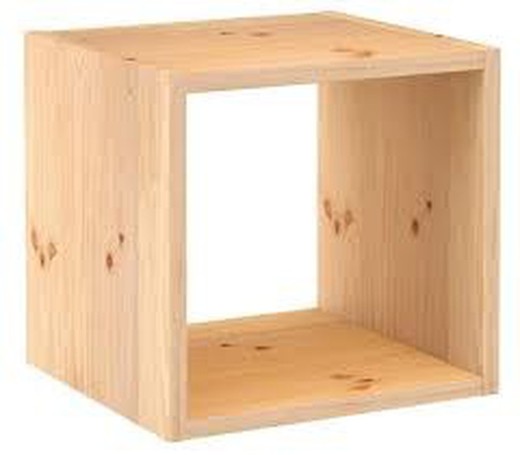 Modular cube pine 36x32x36cm