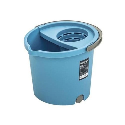 Round bucket with wringer