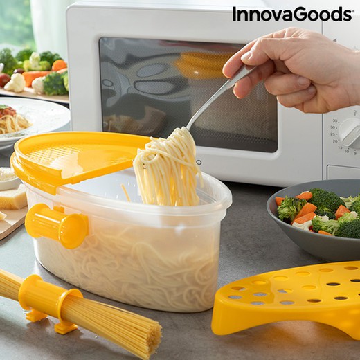 4 in 1 Microwave Pasta Cooker with Accessories and Recipes Pastrainest