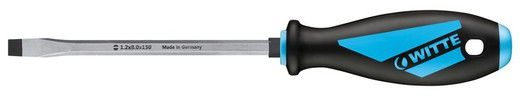 Flat blade screwdriver with hexagon MAXX