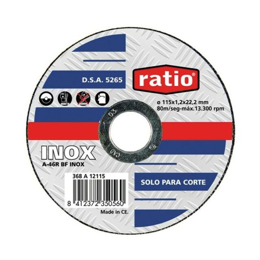 Abrasive Disc.230x1.8mm.Inox.Ratio