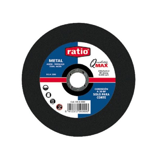 Metal Cutting Disc 180x3x22 Ratio
