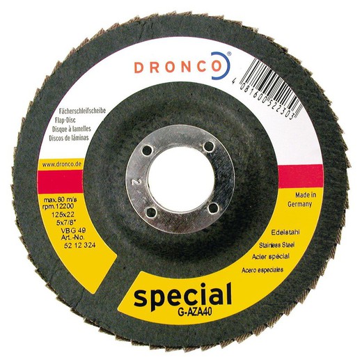 Zirconia abrasive flap disc (domed base) G-AZ-A