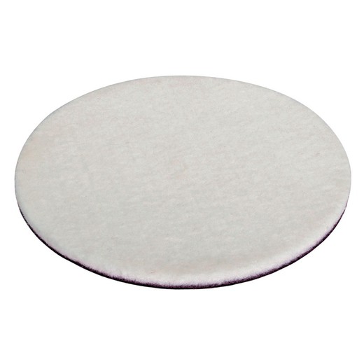 Wolfcraft adhesive felt polishing disc diameter 12.5 cm