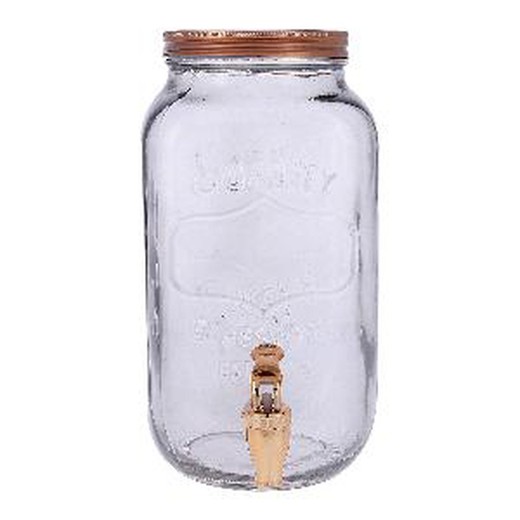 Arizona Quid 3L Gray Copper Dispenser With Lid