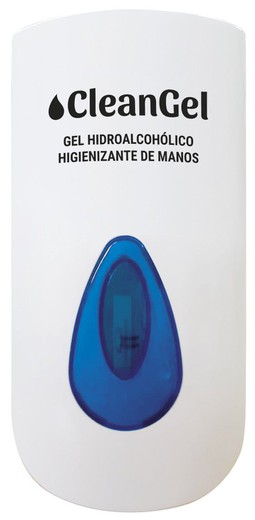 Wanddispenser voor zakjes hydroalcoholische handdesinfecterende gel CleanGel