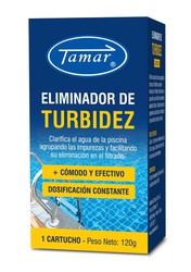 Eliminador de turbidez, saco de 120 gr.