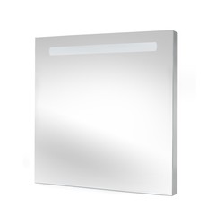 Miroir de salle de bain Emuca Pegasus avec éclairage avant LED 60x70cm