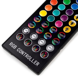 Emuca Octans USB RGB LED-stripset met afstandsbediening en WIFI-bediening via APP (5V DC), 4 x 0,5 m, Kunststof