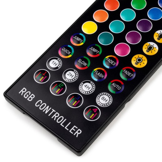 Emuca Kit Striscia LED RGB USB Octans con telecomando e controllo WIFI tramite APP (5V DC), 4 x 0,5 m, Plastica