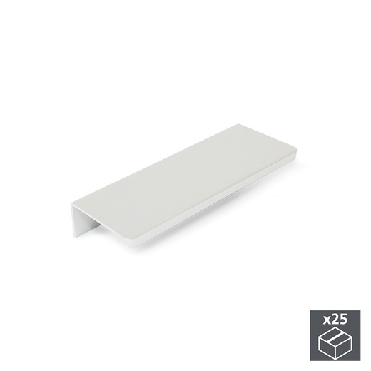 Emuca Tiradores para mueble, intereje 128 mm, Aluminio, Anodizado mate, 25 ud. - 9166162