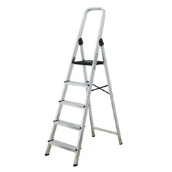 Aluminium ladder vierkante buis 3-8 treden Habitex