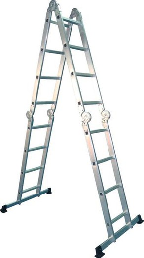 Escalera Articulada, Aluminio, 4x4D - MADER® | Hardware