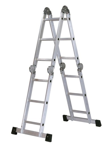 3x4 scharnierende ladder met meerdere posities