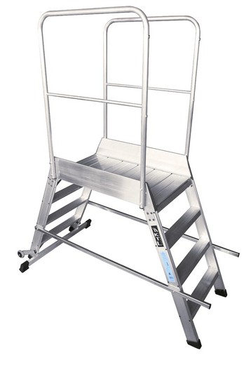 Mobile platform ladder 2 accesses ep-2 60x60cm