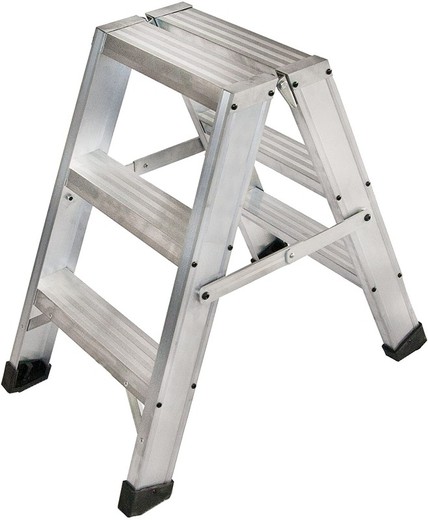 Comfort double access ladder
