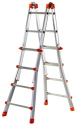 Aluminum multi-position telescopic ladder 100 kg PEPPina