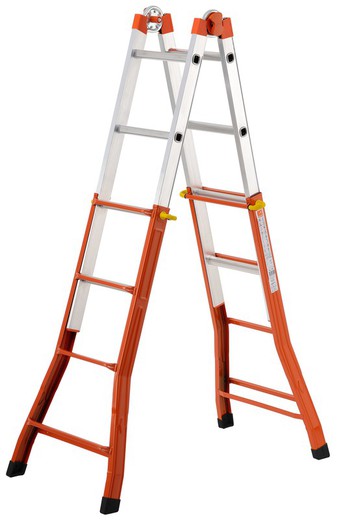 Mixed multi-position telescopic ladder 100 kg PEPPina