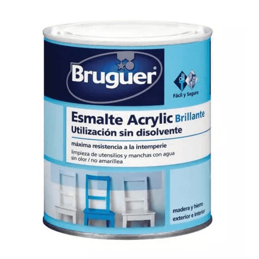 Émail acrylique Multisurfaces Noir brillant permanent