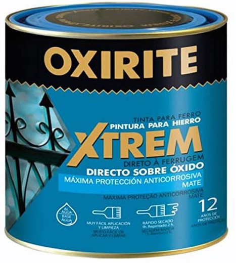 Esmalte liso Mate Oxirite Xtrem 750ml.