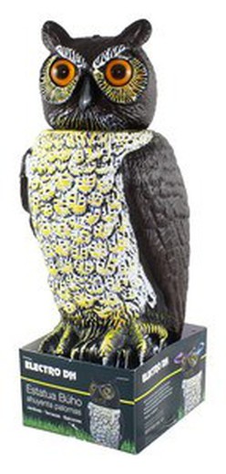 Scarecrow Owl statua z ruchomą głową