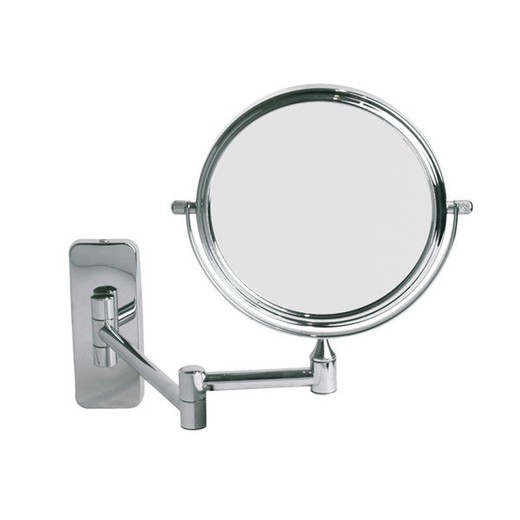 Adjustable wall bathroom mirror