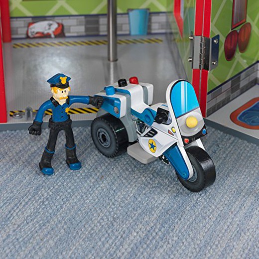 Kidkraft® Maison de jeu héros pompier police, bois 63239