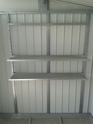 Metalen plank voor Palladium 6X5 en 8X6 Duramax cabines