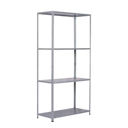 Galvanized Metal Shelving Catter House Nils Solid 137 - 70x30x137 cm with 4 Galvanized Steel Shelves Supports up to 200 kg