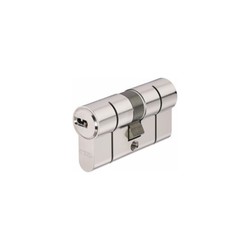 Euro-cylinder Abus prikker nikkel dobbelt kobling D66 N