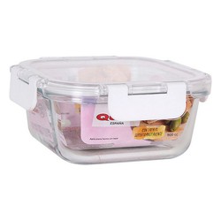 Lunch Box Ermetico Borgonovo Rettangolare Trasparente (14,5 x 10 x 6 cm)