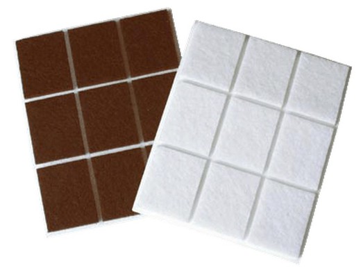 Rektangulær selvklæbende filt