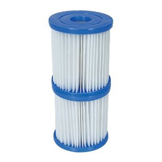 Set de dos filtro de cartucho tipo I para depuradoras de 1.249 L/h Bestway
