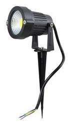Led outdoor spotlight with stake
