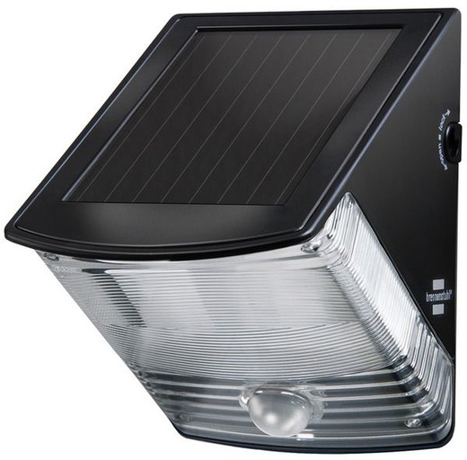 Solar LED -væglampe SOL 04 plus på 85 lm med bevægelsesdetektor og IP44 -beskyttelse