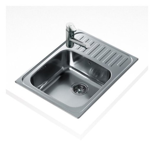 Lavello singolo in acciaio inox Teka 9059 CLASSIC 1C