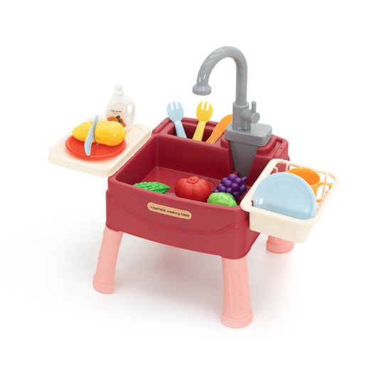 Children's Sink with Water Circuit and Stopcock Robincool Basin of Wash