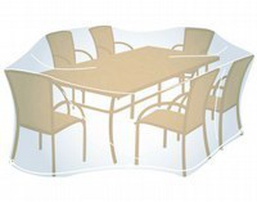 Cover bordafdækning rektangulær / oval L 100x280x200 cm