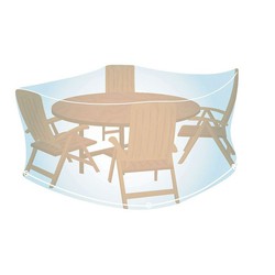 Omslag dækker rundt bord m 90x150 cm