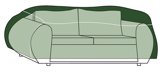 Cover dækker sofa polyester 220x90 x H 70 cm -240 gr / m2