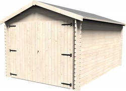 Garage en bois Gamache 14,24 M² 28 mm planches pleines